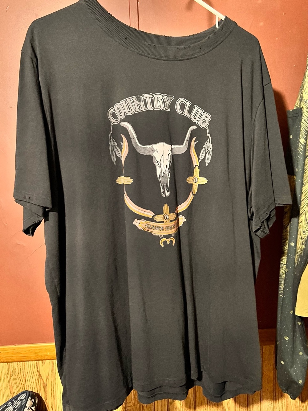 Idyllwind Black Short Sleeve Graphic Tee with Bull Skull